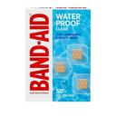 Band-Aid All One Size Waterproof Clear Spot Adhesive Bandages, 50 count -- 24 per case