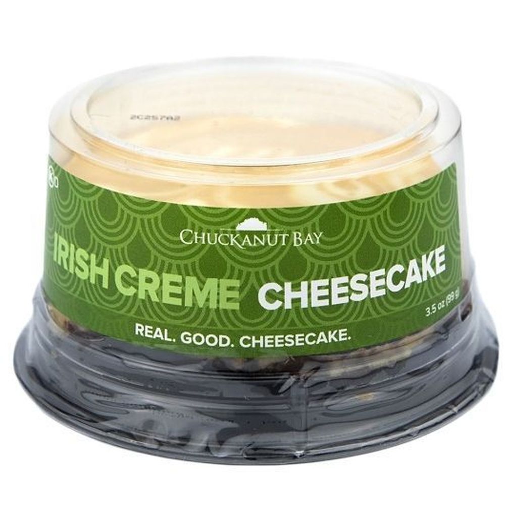 Chuckanut Bay 3 inch Irish Cream Cheesecake, 3.5 Ounce -- 12 per case