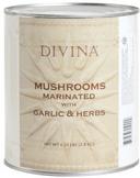 Divina Garlic and Herbs Marinated Mushrooms, 6.25 Pound -- 2 per case