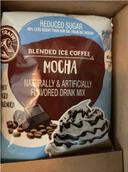 Big Train Reduced Sugar Mocha Blended Iced Coffee Mix, 3.5 Pound -- 5 per case