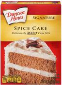 Duncan Hines Signature Spice Cake Mix, 15.25 Ounce -- 12 per case.