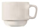 World Tableware Rolled Edge Porcelana Stackable Cup, 7 Ounce -- 36 per case