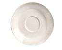 World Tableware Basics Collection Porcelana Bright White Espresso Saucer, 4 1/2 inch -- 36 per case.