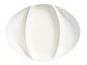 World Tableware Chefs Selection Porcelain Ultra Bright White Divided Platter, 11 x 8.25 inch -- 12 per case.