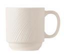 World Tableware Inc Basics Orbis Bright White Stack Mug, 11.5 Ounce -- 36 per case.
