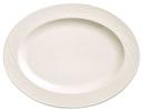 World Tableware Basics Orbis Bright White Oval Platter, 13.25 x 10.25 Inch -- 12 per case
