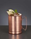 World Tableware Solid Copper Plate Stainless Steel Moscow Mule Cup, 14 Ounce -- 12 per case.