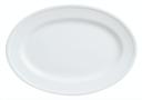 World Tableware Empire Alpine White Platter, 13.5 x 9.5 inch -- 12 per case.