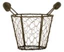 World Tableware Country Wire Pail with Handle, 5.5 x 4 3/8 inch -- 12 per case.