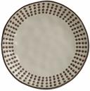 World Tableware Dulcet Triple Dotted Gray Salad Plate, 8 5/8 inch -- 12 per case.