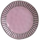 World Tableware Dulcet Triple Dotted Pink Salad Plate, 8 5/8 inch -- 12 per case.