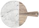 World Tableware Melamine Wood Marble Round Serving Board, 12 inch -- 12 per case
