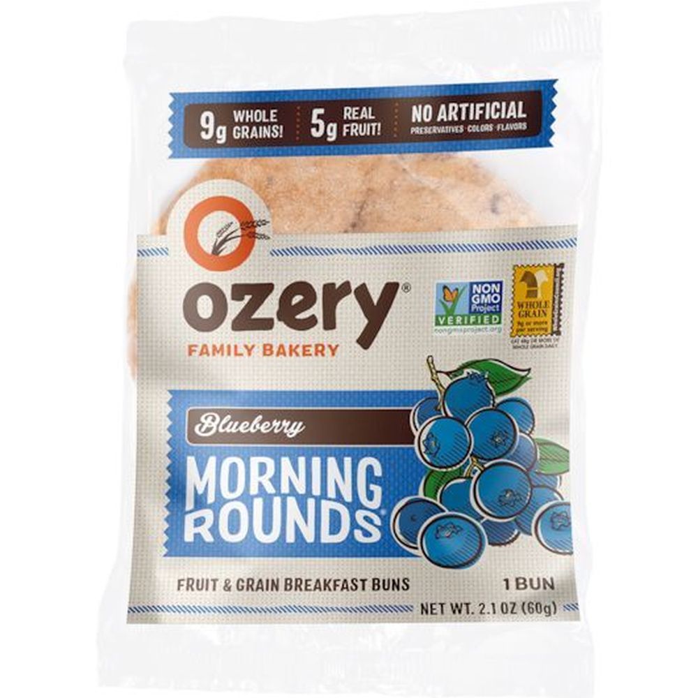 Ozery Bakery Blueberry Morning Rounds, 2.1 Ounce -- 60 per case