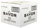 Savor Imports Greek Sliced Kalamata Olives, 2 Kilogram -- 4 per case.