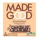 Madegood Cookies and Creme Granola Bar, 6 count -- 6 per case