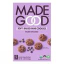 Madegood Double Chocolate Soft Baked Mini Cookies, 5 count -- 6 per case