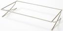 American Metalcraft Stainless Steel Rectangular X-Leg Griddle Stand, 25 x 14 x 4 inch