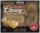 Kodiak Cakes Chocolate Chip Chewy Granola Bar, 6.17 Ounce -- 12 per case