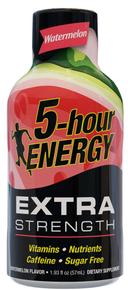 5 Hour Energy Extra Strength Watermelon Shots, 1.93 Fluid Ounce -- 216 per case
