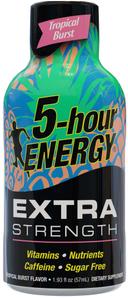 5 Hour Energy Tropical Burst Extra Strength Shot, 1.93 Fluid Ounce -- 216 per case