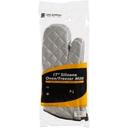 San Jamar Silver Silicone Oven / Freezer Mitt, 2 count