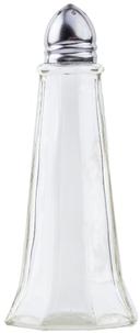 Tablecraft Eiffel Salt and Pepper Chrome Top Glass Shaker, 1 Ounce -- 24 per case
