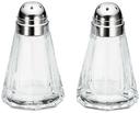 Tablecraf Paneled Salt and Pepper Shaker with Chrome Plated ABS Top, 1.5 Ounce -- 24 per case