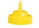 Tablecraft WideMouth Standard Yellow Cone Tip for 63 mm Squeeze Bottles -- 12 per case