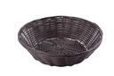 Tablecraft Round Brown Woven Basket, 8.5 x 2.25 inch -- 12 per case.