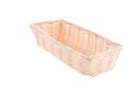 Tablecraft Rectangular Cracker Natural Woven Basket, 9 x 3.5 x 2 inch -- 12 per case.
