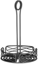 Tablecraft Artisan Versa Black Wire Condiment Rack, 7.8 inch -- 2 per case