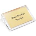 Tablecraft Slanted Rectangle Card Holder -- 12 per case.