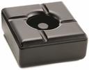 Tablecraft Black Melamine Windproof Ashtray, 5 inch -- 12 per case