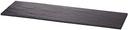 Tablecraft Melamine Black Rectangular Slate Display Tray, 20.75 x 6.375 inch -- 3 per case