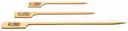 Tablecraft Bamboo Allergy Paddle Pick, 4.5 inch - 100 count per pack -- 12 packs per case