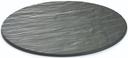 Tablecraft Melamine Black Round Display Tray, 13 inch Dia. -- 4 per case