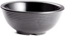 Tablecraft Melamine Black Round Ribbed Ramekin, 2 Ounce -- 12 per case