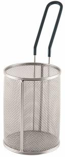 Tablecraft 18-8 Stainless Steel Pasta Basket with PVC Handle, 4.5 x 6 inch -- 2 per case