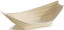 Tablecraft Medium Disposable Wood Boat, 4.7 x 2.5 inch - 50 count per pack -- 12 packs per case