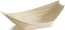 Tablecraft Extra Large Disposable Wood Boat, 8 Ounce - 50 count per pack -- 12 packs per case