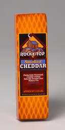 Alp and Dell Rocky Top Smoked Cheddar Loaf Cheese, 2.25 Pound -- 4 per case.