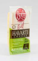 Roth Dill Havarti Deli Cuts Cheese, 6 Ounce -- 12 per case.
