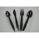 Goldmax Black Extra Heavy Weight Polystyrene Fork -- 1000 per case.