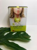 Goldmax Red Wrapped Giant Straw, 7.75 inch - 300 count per pack -- 10 packs per case