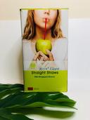Goldmax Red Wrapped Giant Straw, 10.25 inch - 300 count per pack -- 10 packs per case