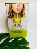 Goldmax Translucent Wrapped Giant Straw, 10.25 inch - 300 count per pack -- 10 packs per case