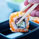 Handgards Red Sleeve Disposable Bamboo Chopstick, 9 inch -- 1000 per case.