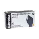 ExamGards Black Small Nitrile Disposable Gloves -- 1000 per case.