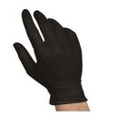 Handgards Large Vinyl Black Disposable Gloves, 100 count -- 10 per case
