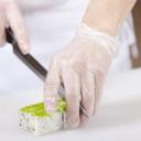 Handgards Medium Standarad Clear Vinyl Disposable Glove -- 10 per case.